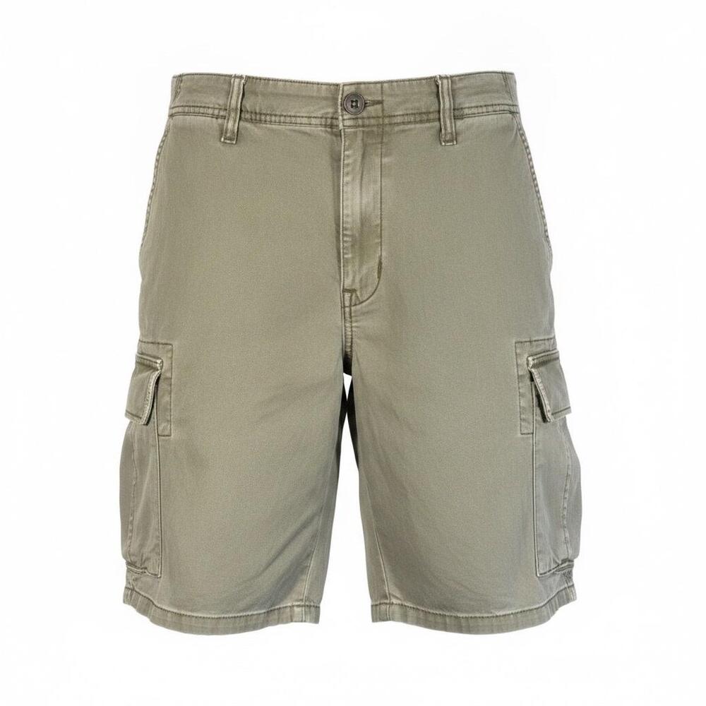 Lucky Brand Cargo Shorts Mens 33 Green Stretch Adjustable Waist Pockets